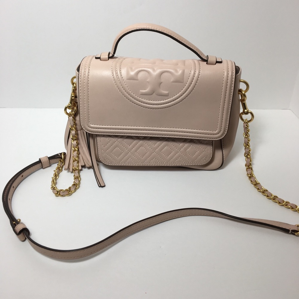 Tory burch Fleming Quilted Leather